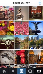 Screenshot of Eduardo Libby's Instagram photos.