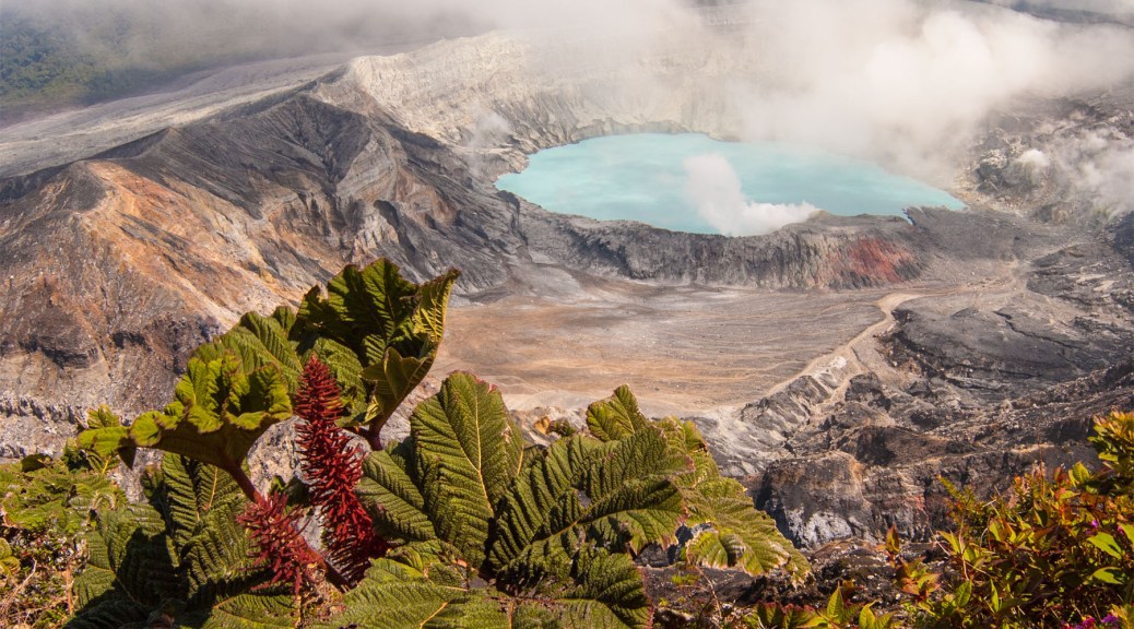 Photo of Poas Volcano Crater, Costa Rica.