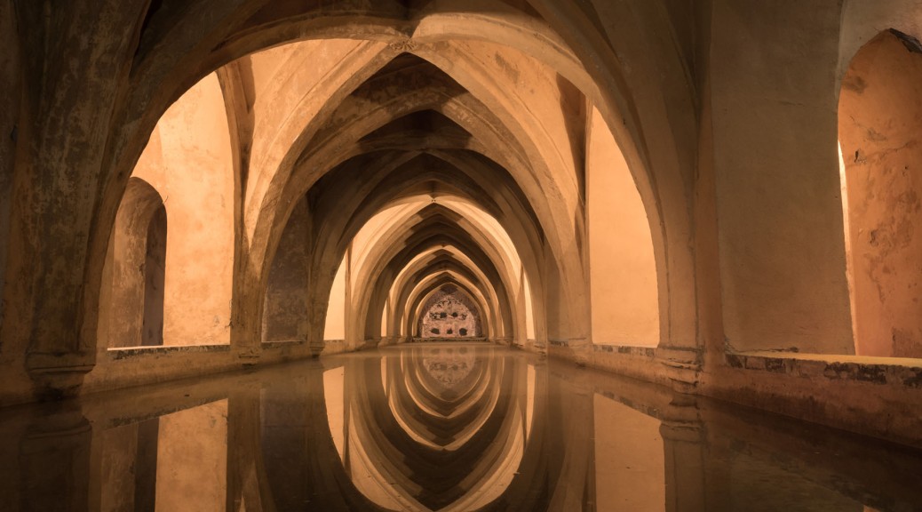 Image of the Cisterns of the Alcázar of Seville. Photo by Eduardo Libby