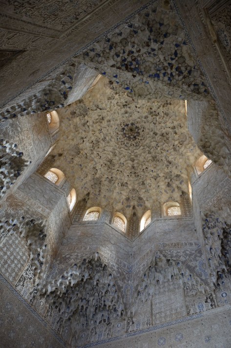 Images of Alhambra: Ceiling decorations of the Alhambra. Photo by Eduardo Libby