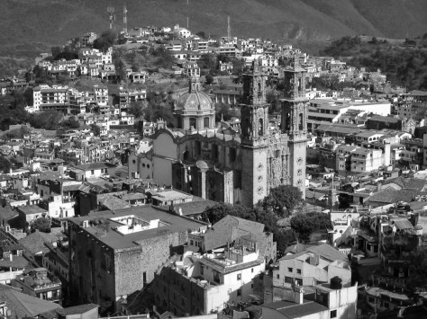 View of Santa Prisca Church and Taxco de Alarcón. Photo by Eduardo Libby
