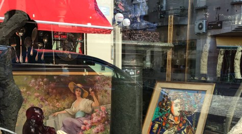Antiques shop window in San Telmo, Buenos Aires. Photo by Eduardo Libby