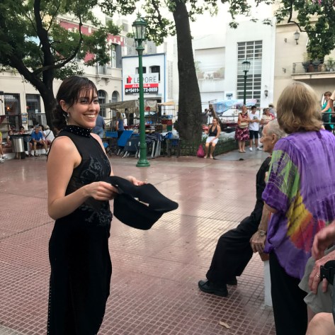 Street Tango dancers in San Telmo, Buenos Aires. Photo by Eduardo Libby