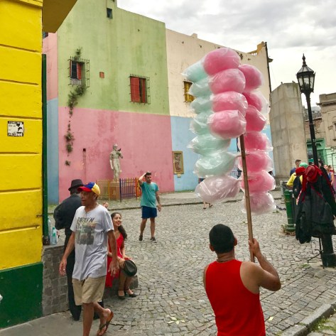 Caminito street, La Boca neighborhood. Buenos Aires, Argentina. Photo by Eduardo Libby