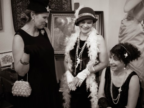 Vintage clothing models. Photo by Eduardo Libby