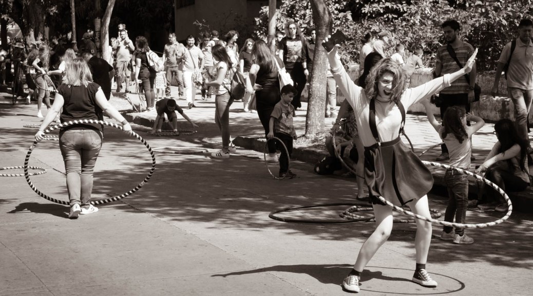Hula hoop dancer. Photo by Eduardo Libby