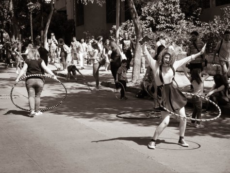 Hula hoop dancer. Photo by Eduardo Libby