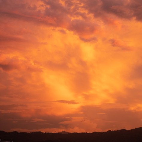 Sunset and storm clouds. Photo by Eduardo Libby