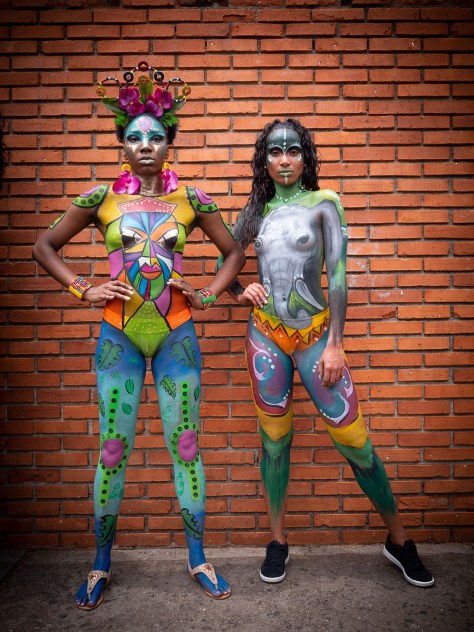 Body paint models