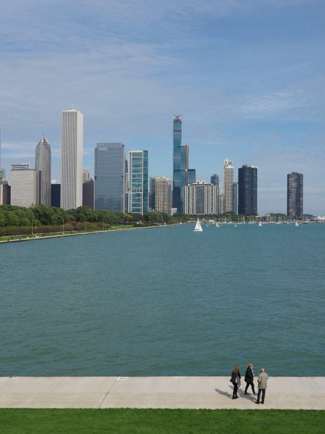 The open space on the waterfront reminds me of some modern paintings...